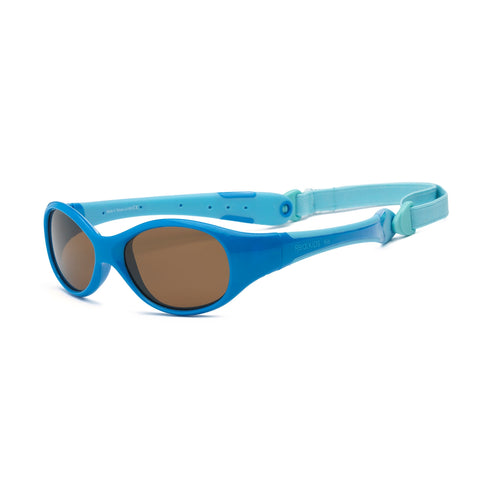 Real Shades Explorer Sunglasses for Babies - Ages 0+, Blue/Light Blue