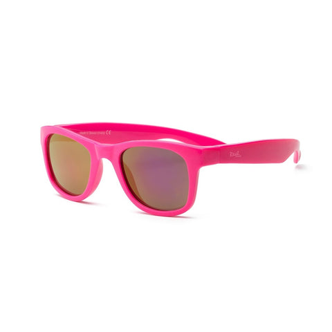 Real Shades Surf Flexible Frame Sunglasses for Kids 4+, Neon Pink
